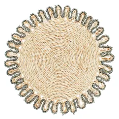 set de table en cosses de maïs - gris set de table en cosses de maïs - gris