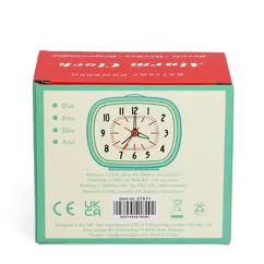 retro alarm clock - light blue retro alarm clock - light blue