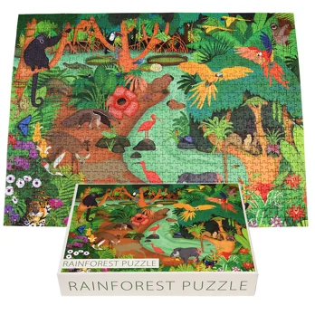 jigsaw puzzle (1000 pieces) - rainforest jigsaw puzzle (1000 pieces) - rainforest
