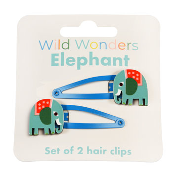 haarspangen wild wonders elephant (2-er set)
