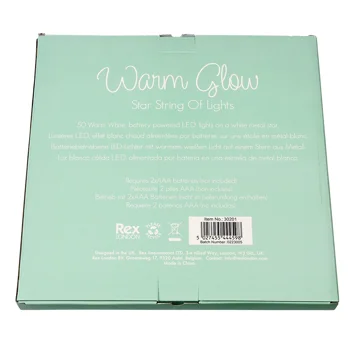 metallstern mit led lichtern - 30cm metallstern mit led lichtern - 30cm