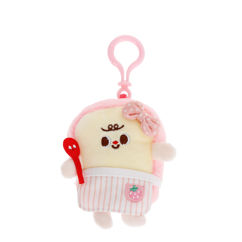 plush bag character charm - miss toast