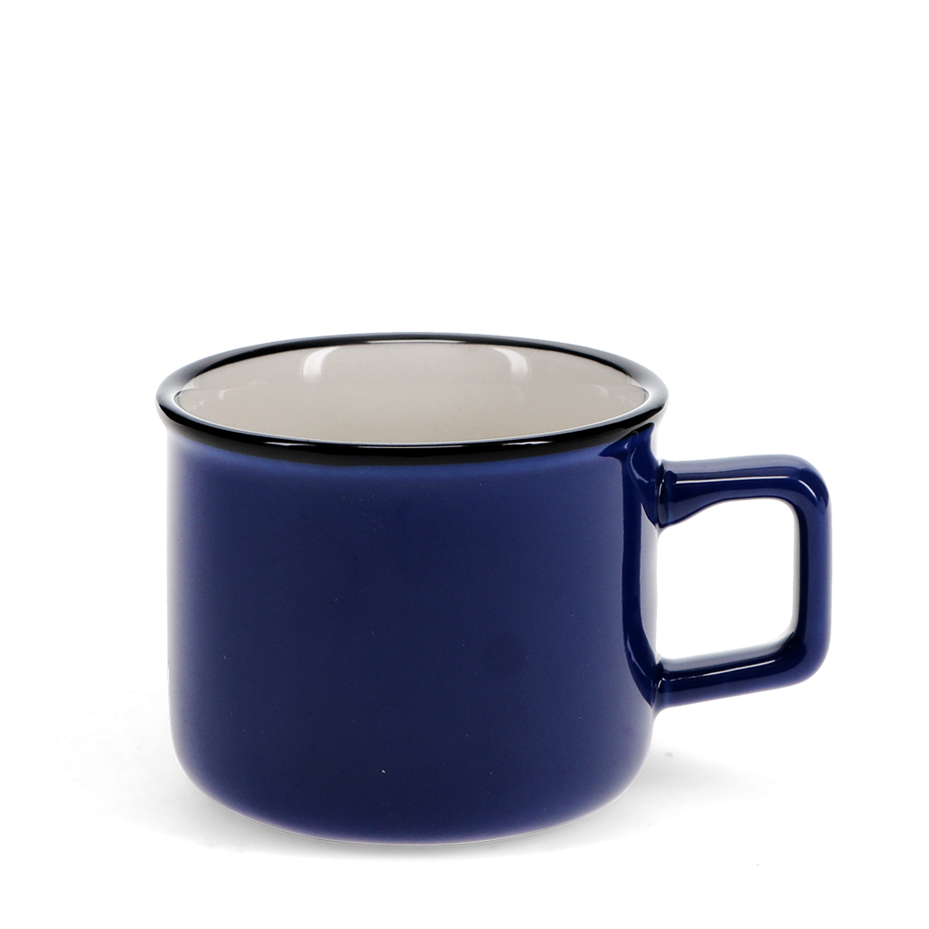espresso-tasse aus steingut 125 ml - dunkelblau