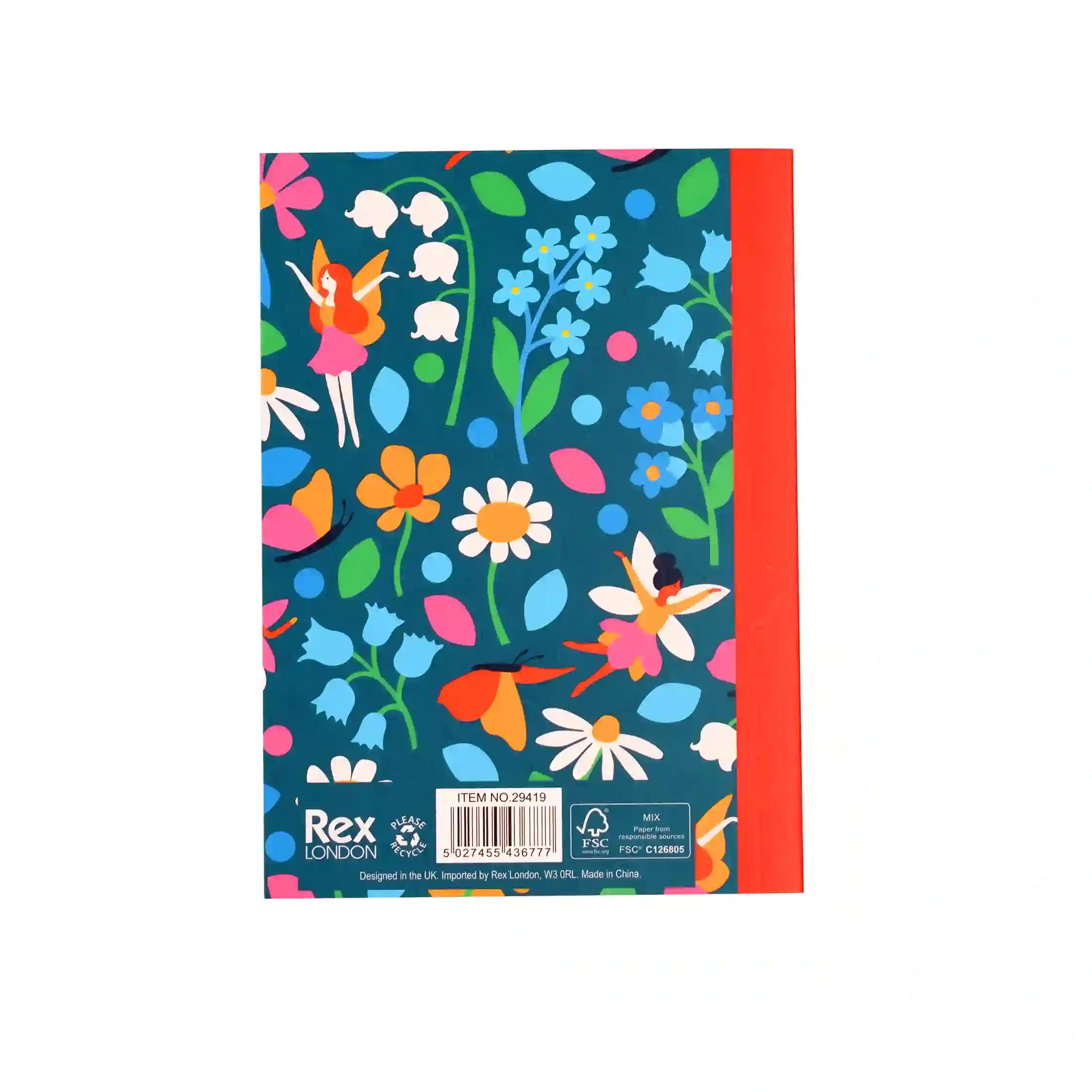 cuaderno a6 fairies in the garden