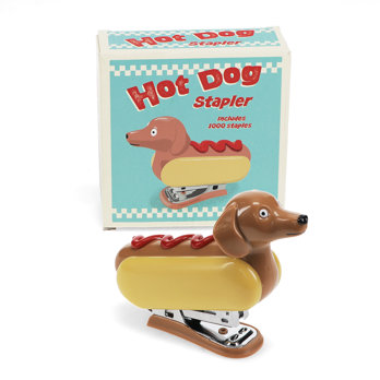 mini agrafeuse avec 1000 agrafes - hot dog