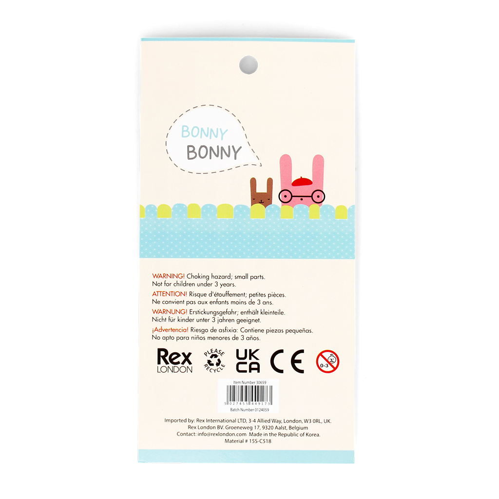 3d puffy stickers - bonny bunny