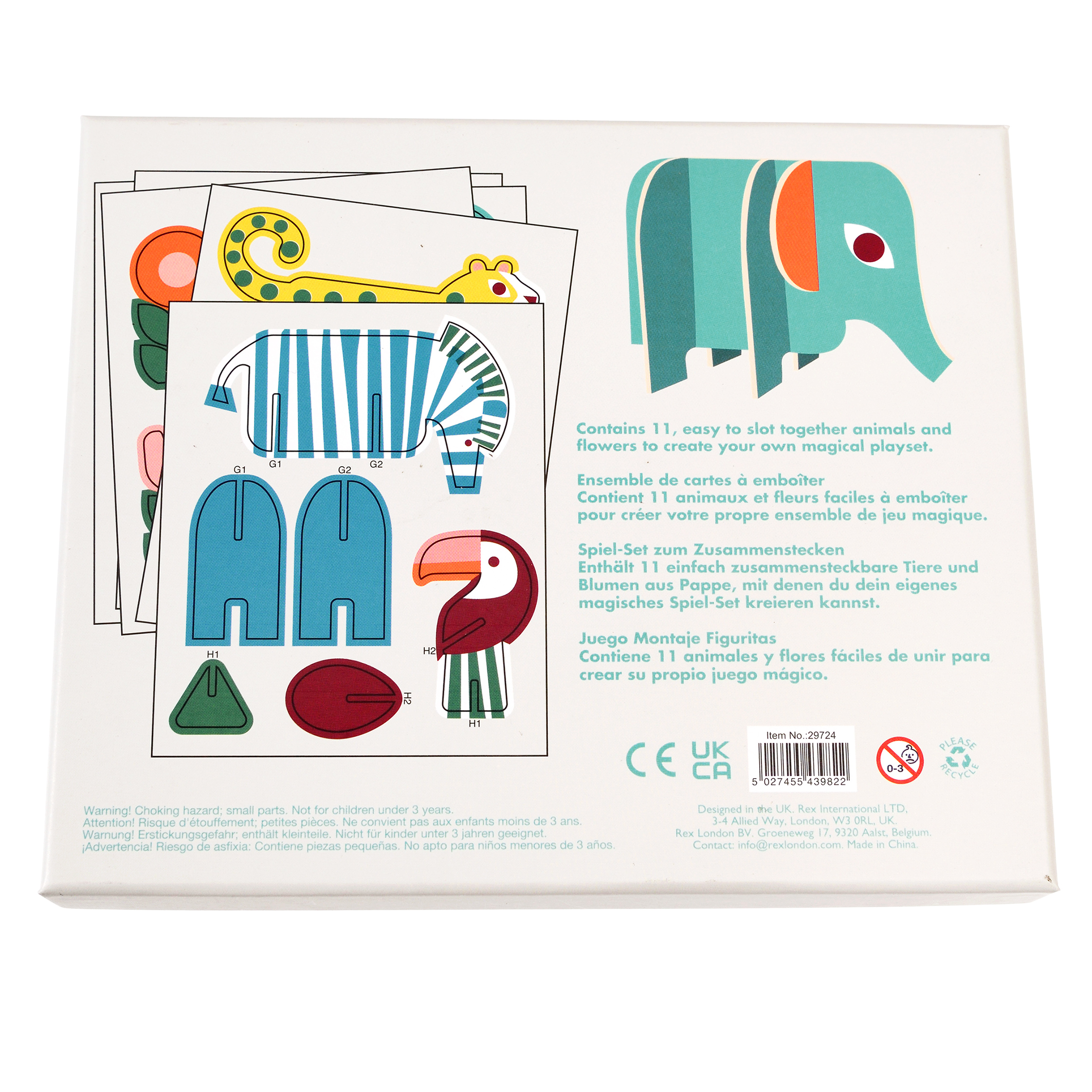 slot together playset - wild wonders