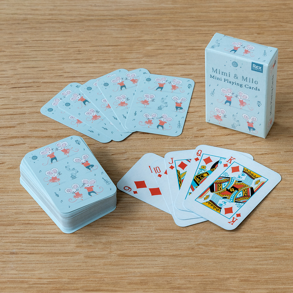 mini playing cards - mouse ballet