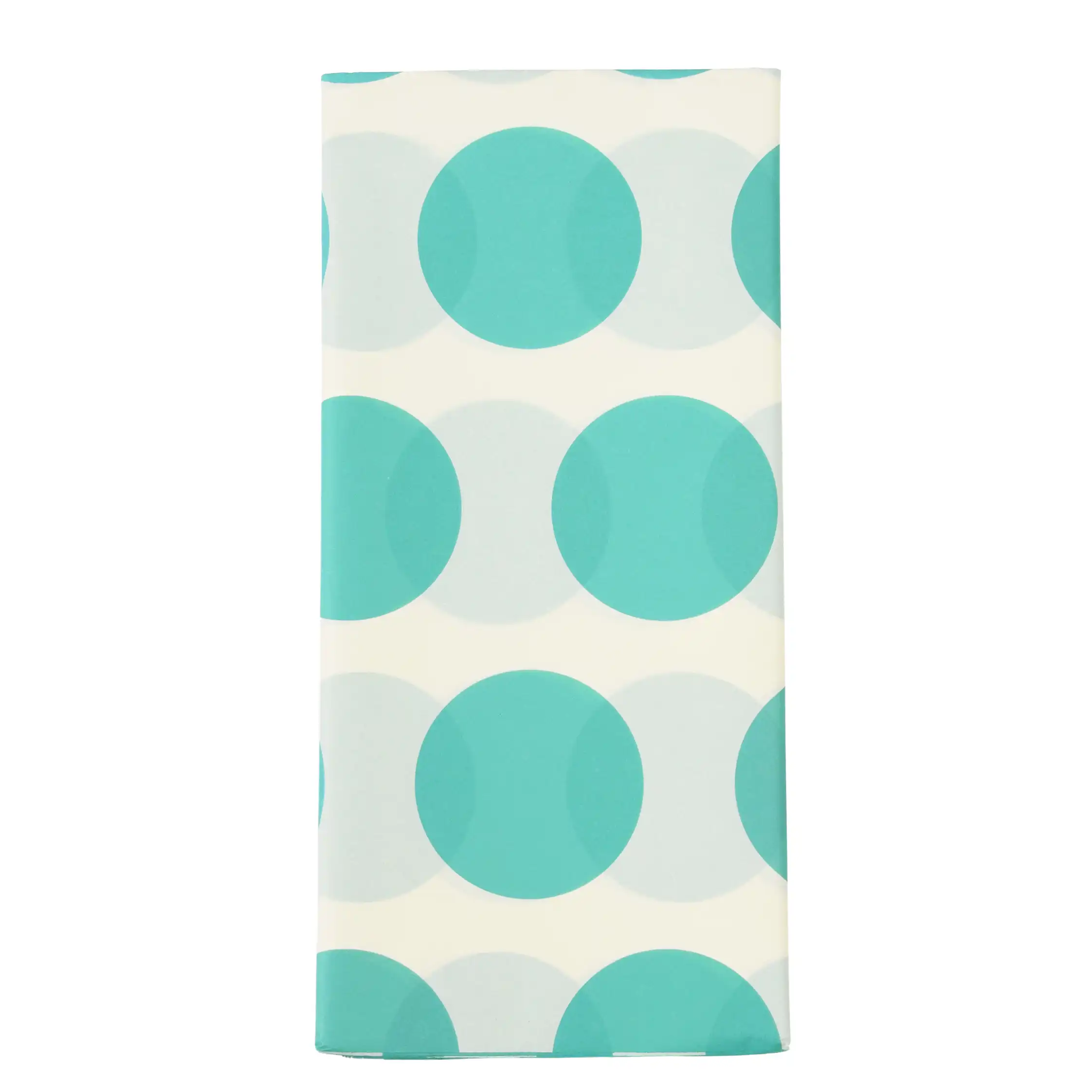 papel de seda spotlight turquesa y blanco (10 hojas)