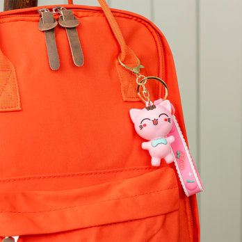 porte-clés bijou de sac - chat