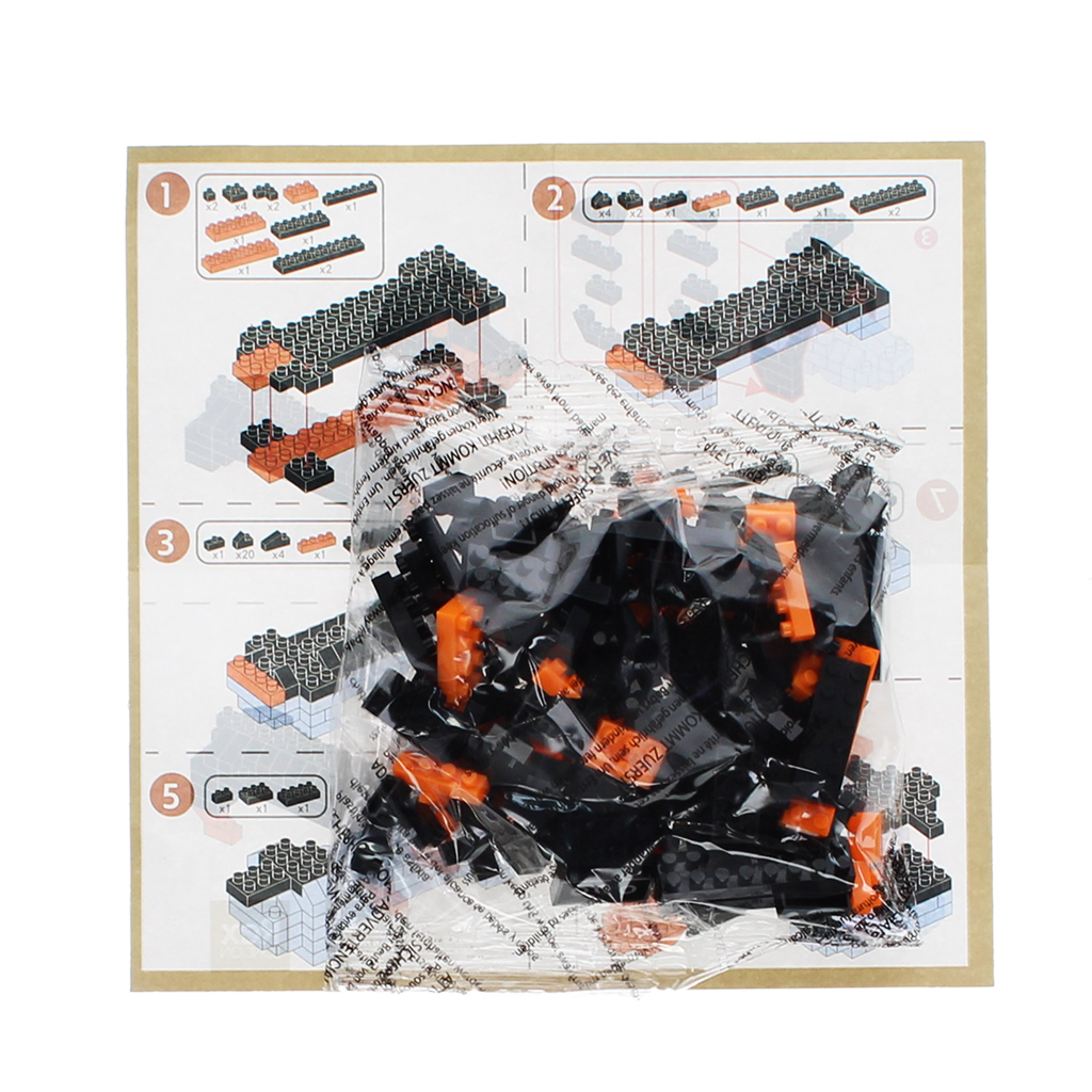 build your own dog model brick kit - sausage dog