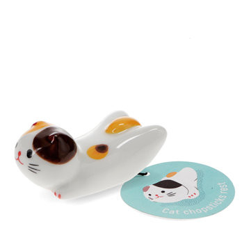 chopstick rest - cat