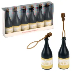 celebration bottle bubbles (pack of 6)