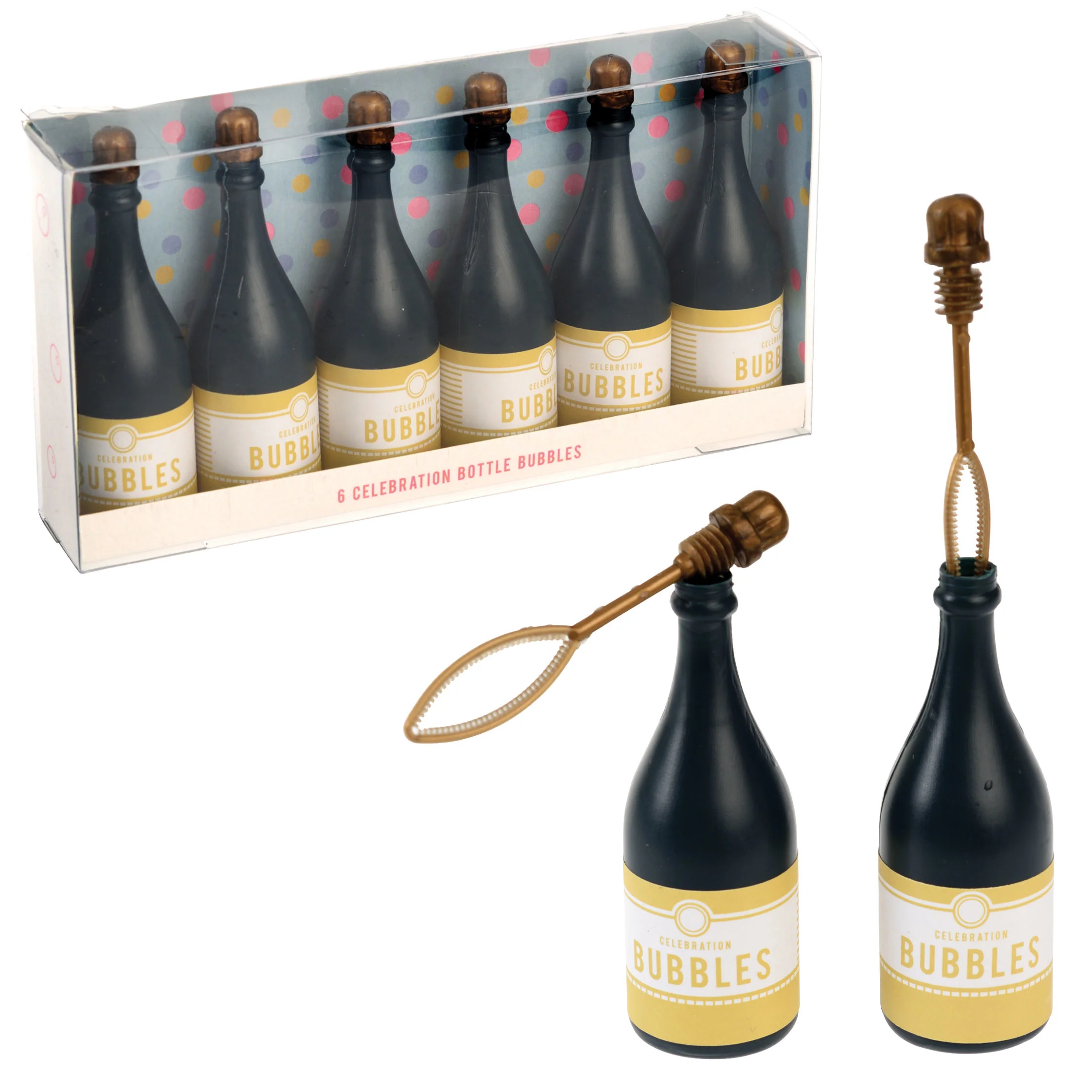 bulles de savon bouteilles de champagne (ensemble de 6)