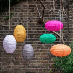 lanterne solaire d'extérieur ovni - orange lanterne solaire d'extérieur ovni - orange