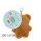 fluffy keyring bag charm - teddy bear