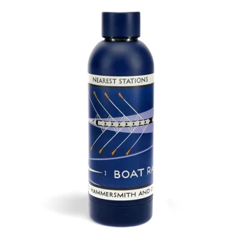 stainless steel bottle 500ml - tfl vintage poster "boat race" stainless steel bottle 500ml - tfl vintage poster "boat race"