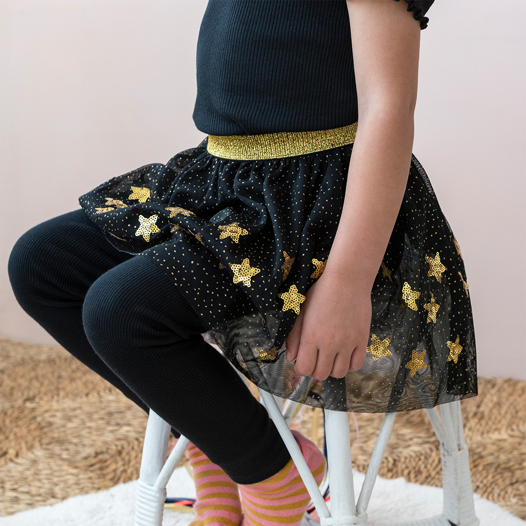 children's skirt - gold stars