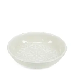 enamel trinket dish - light grey enamel trinket dish - light grey