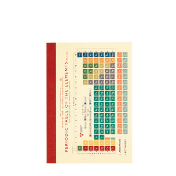 carnet de notes a6 periodic table