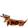 hair claw clip - sausage dog