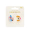 mini hair claw clips (set of 2) - happy dogs