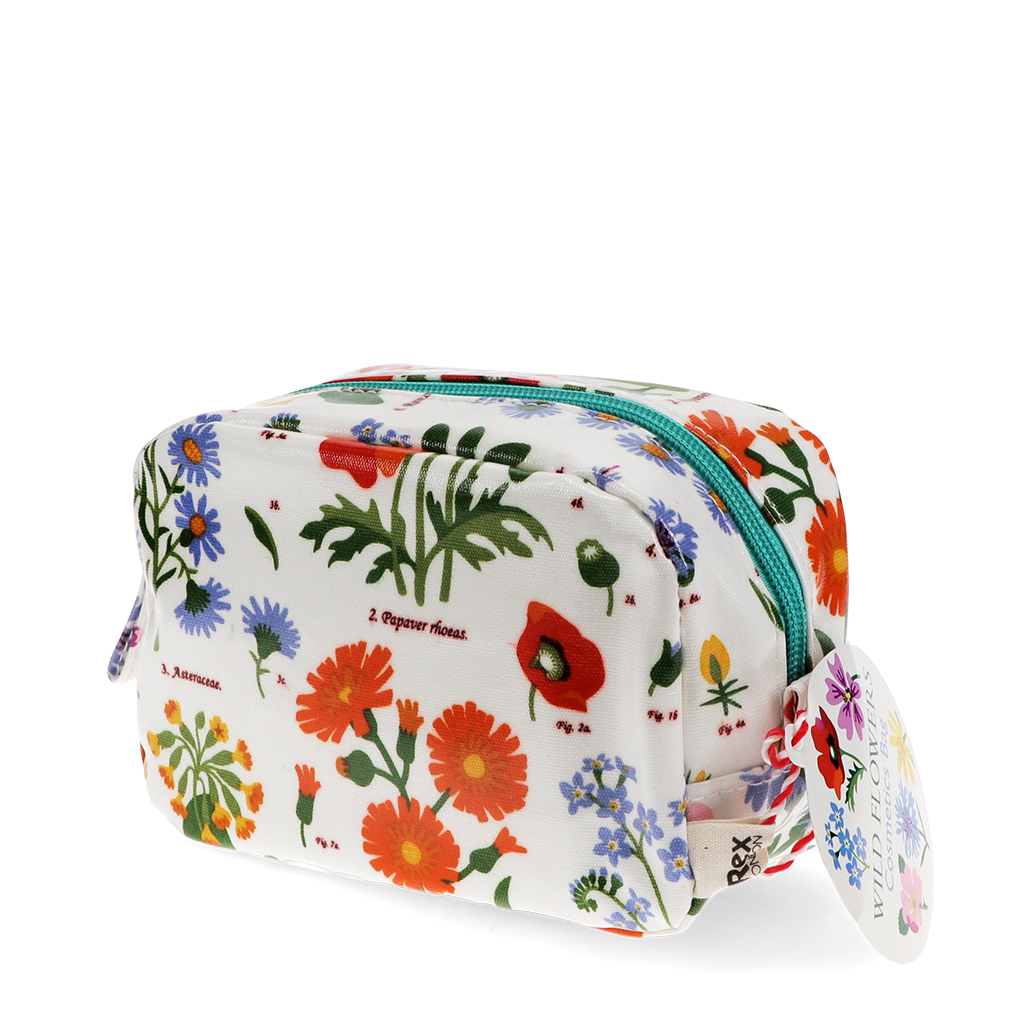 makeup bag - wild flowers