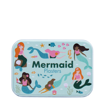 children's plasters in a tin (30 pcs) - mermaid