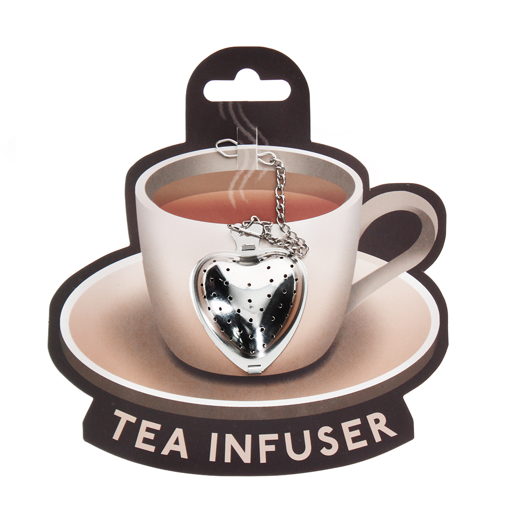 stainless steel tea infuser - heart