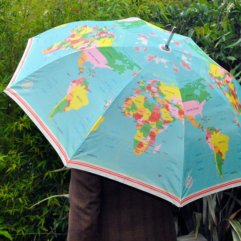 umbrella - world map