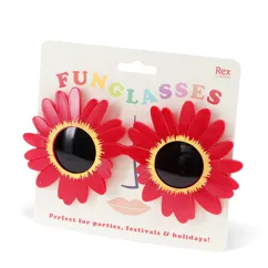 funglasses - rote sonnenblumen funglasses - rote sonnenblumen