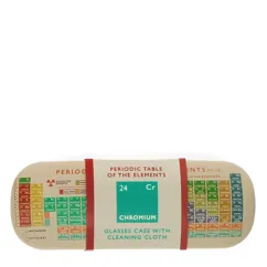 glasses case & cleaning cloth - periodic table glasses case & cleaning cloth - periodic table