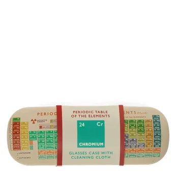 glasses case & cleaning cloth - periodic table glasses case & cleaning cloth - periodic table
