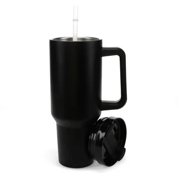 reise-trinkbecher mit griff (1,2l) - schwarz reise-trinkbecher mit griff (1,2l) - schwarz