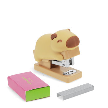 mini stapler with 1000 staples - capybara