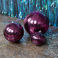 hanging disco ball (10cm) - plum