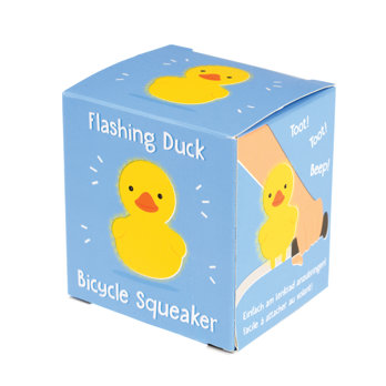 flashing duck bicycle squeaker
