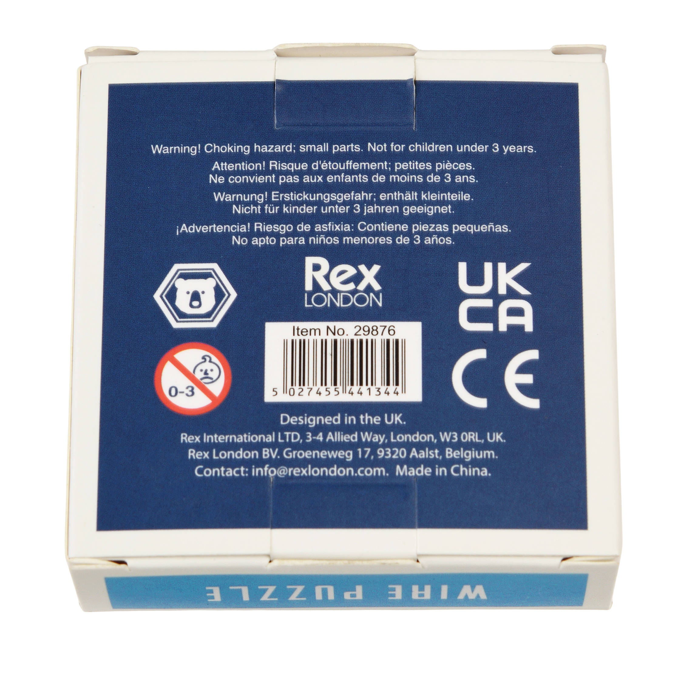 brain teaser wire puzzle - wild bear