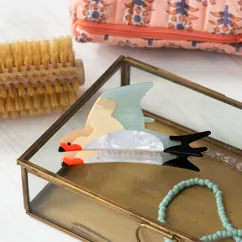 hair claw clip - parakeet hair claw clip - parakeet