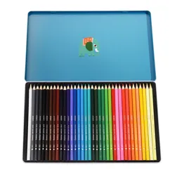 36 lápices para colorear en una lata wild wonders