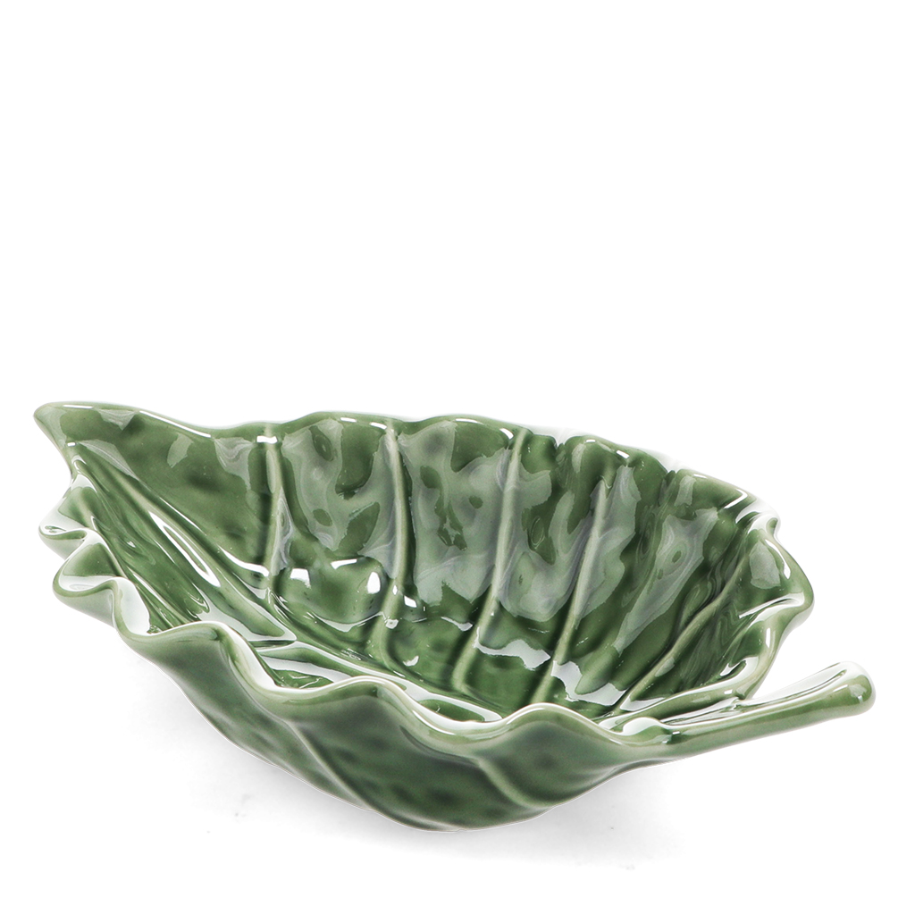 schmuckschale aus keramik - blatt