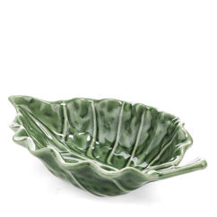 schmuckschale aus keramik - blatt