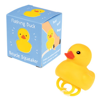 flashing duck bicycle squeaker
