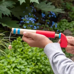 pistolet a bouchon traditionnel en bois