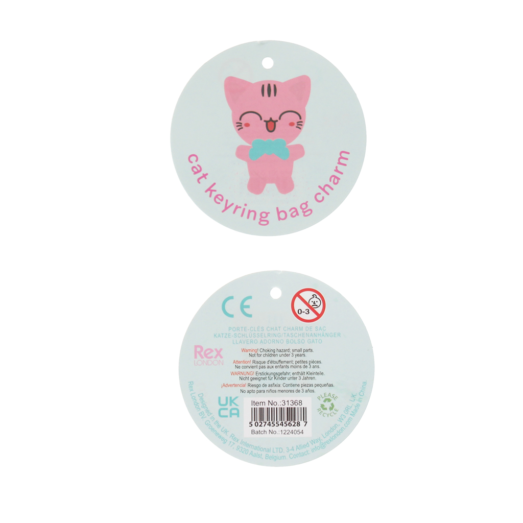 porte-clés bijou de sac - chat