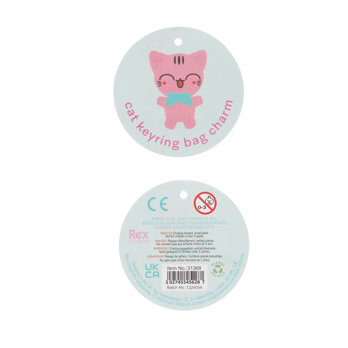 porte-clés bijou de sac - chat