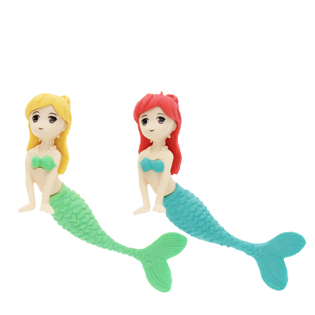 radiergummis (2-er set) - meerjungfrauen