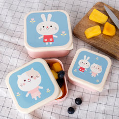 snack boxes (set of 3) - lottie and friends