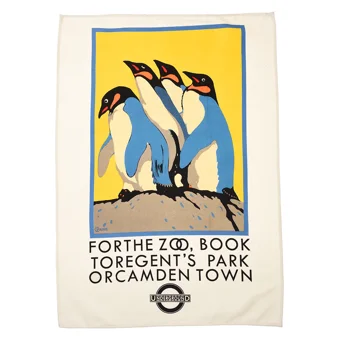 torchon en coton - affiche tfl vintage "for the zoo..." torchon en coton - affiche tfl vintage "for the zoo..."