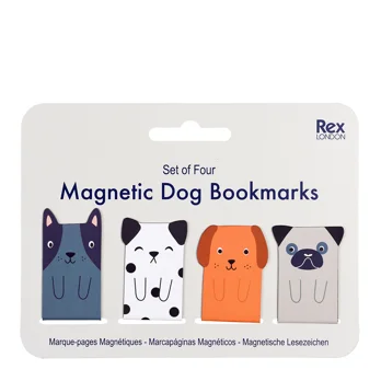 magnetic dog bookmarks (set of 4) magnetic dog bookmarks (set of 4)